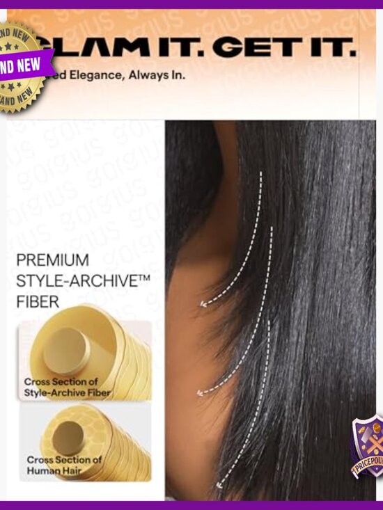 24 Inch Straight Lace Front Wig Glueless Pre Cut Wear and Go main image 5